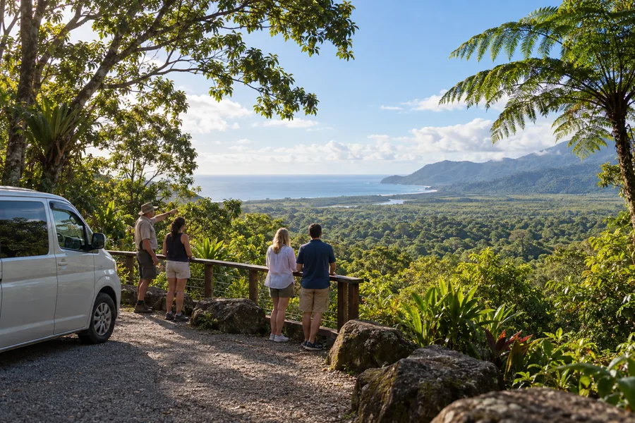 Guided day tour through Daintree and Cape Tribulation